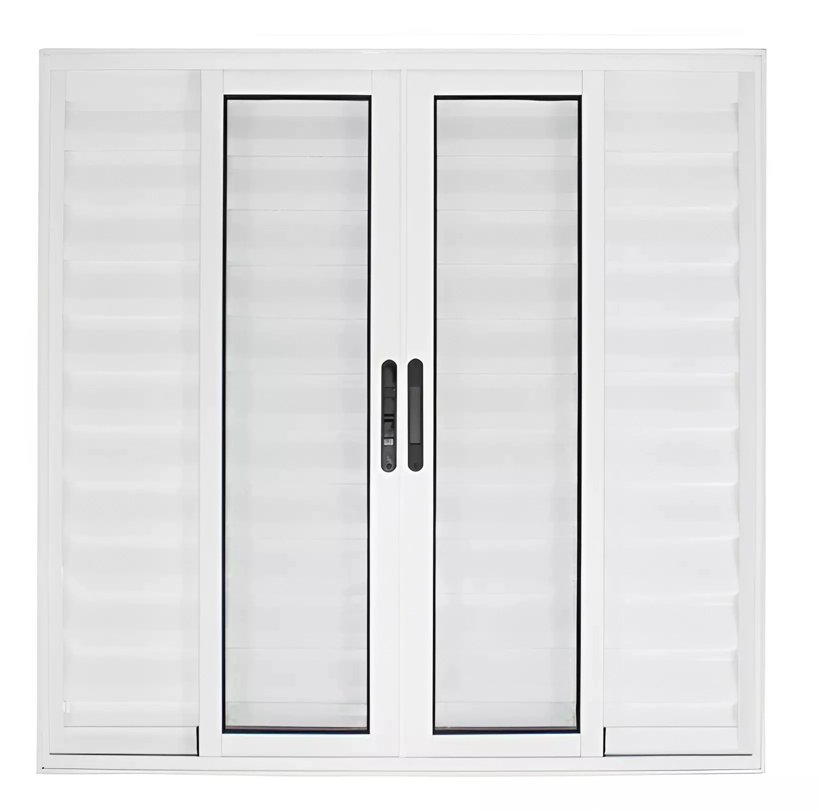 Janela De Alumínio Branco Veneziana De Correr 6 Folhas Suprema Sem Grade Cmc Classic - 1.80 (l) X 1.00 (a)