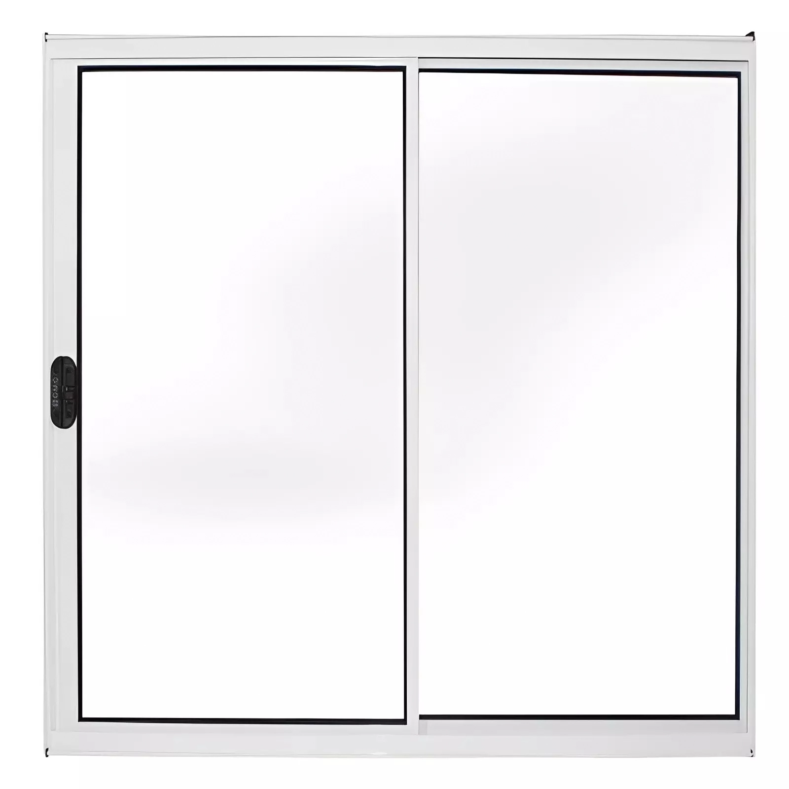 Janela De Alumínio Branco Vitro De Correr 2 Folhas Sem Grade Cmc Modular - 1.00 (l) X 1.20 (a)