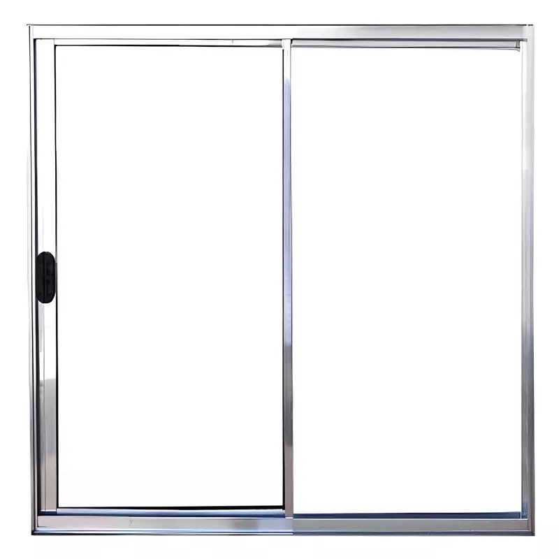 Janela De Alumínio Brilhante Vitro De Correr 2 Folhas Sem Grade Cmc Linha Modular - 1.00 (l) X 1.20 (a)