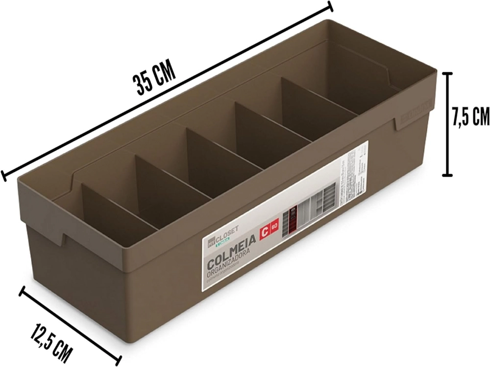 Organizador Plastico Colmeia Camurca C60 Or67230 Ordene