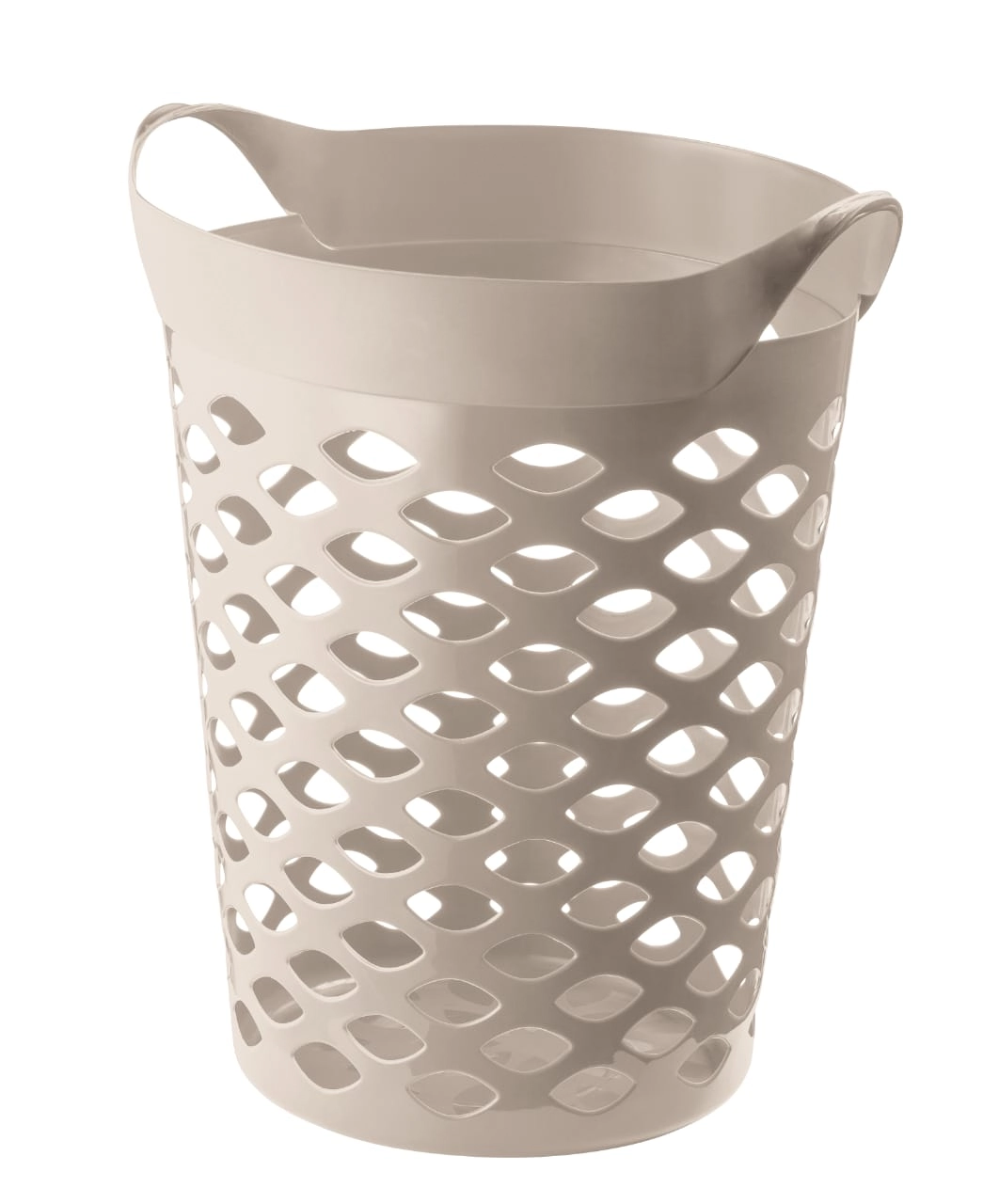 Cesto Organizador Telado Redondo Capuccino 44l Or52370 Ordene