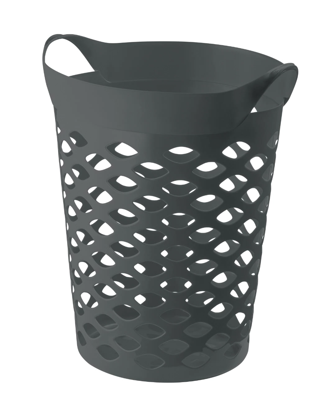 Cesto Organizador Telado Redondo Concreto 44l Or52371 Ordene