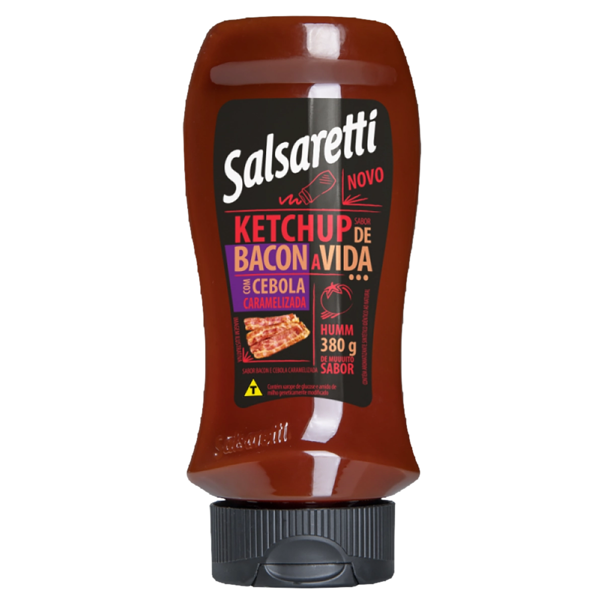 Ketchup Bacon E Cebola Caramelizada Salsaretti Squeeze 380g