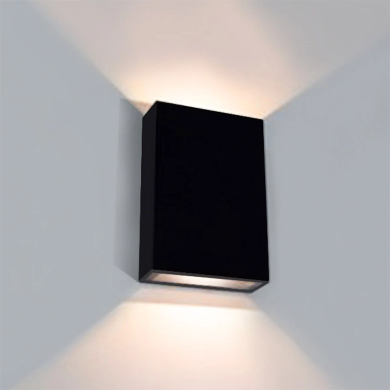 Arandela Retangular C/2 Fachos 4w 3000k 130lm Ip65 Preto-astraled