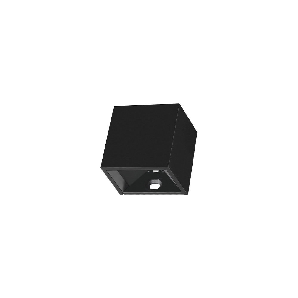 Arandela Quadrada C/2 Fachos Ip65 2w 3000k 140lm Preto-astraled