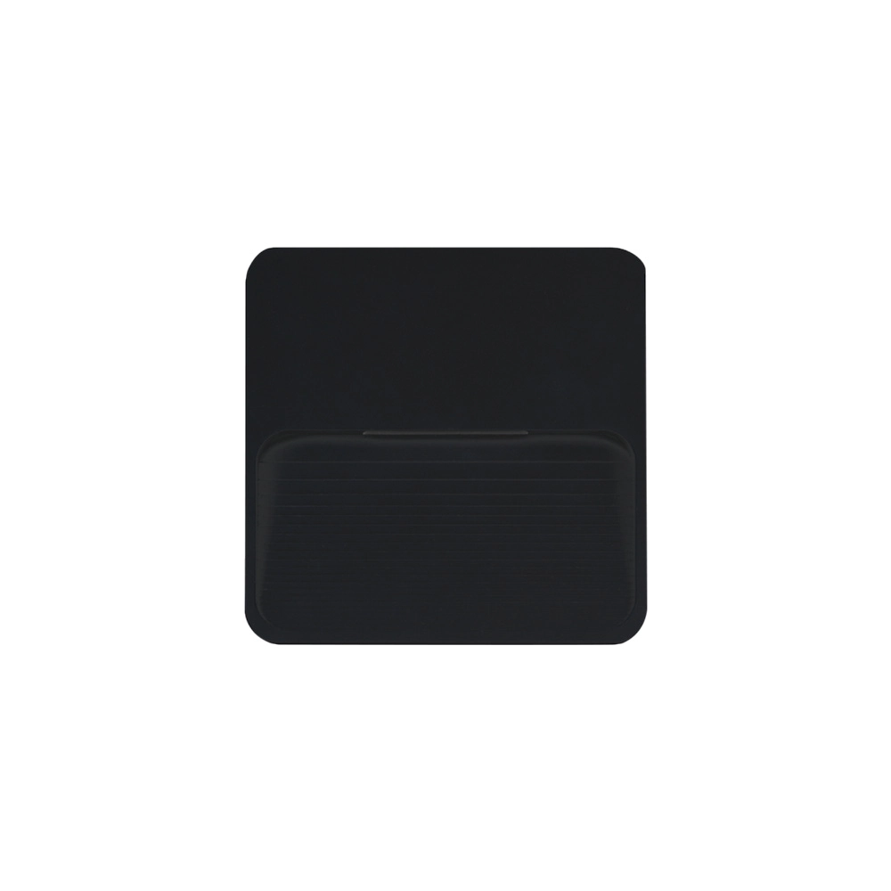 Balizador Astraled Virgo De Sobrepor Led 3w Bivolt Preto 3000k Luz Amarela Bl-6705