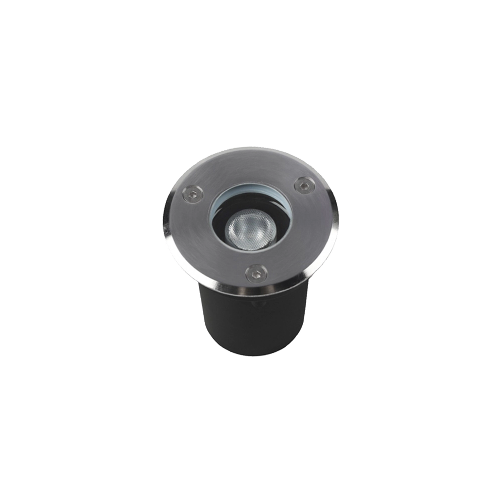 Embutido De Solo Led Astraled Es-6900 1w Bivolt Prata 3000k Luz Amarela 3000k Luz Amarela Es-6900