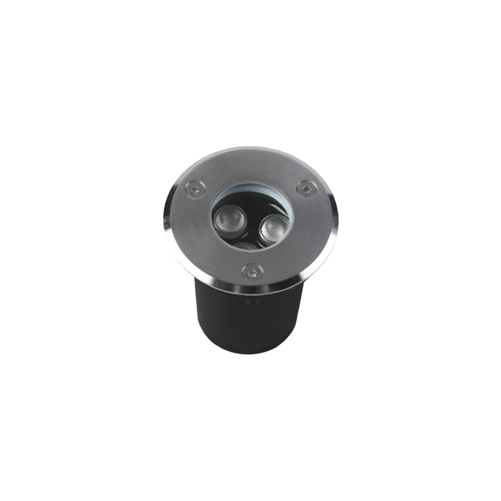 Embutido De Solo Led Astraled Es-6901 3w Bivolt Prata 3000k Luz Amarela 3000k Luz Amarela Es-6901