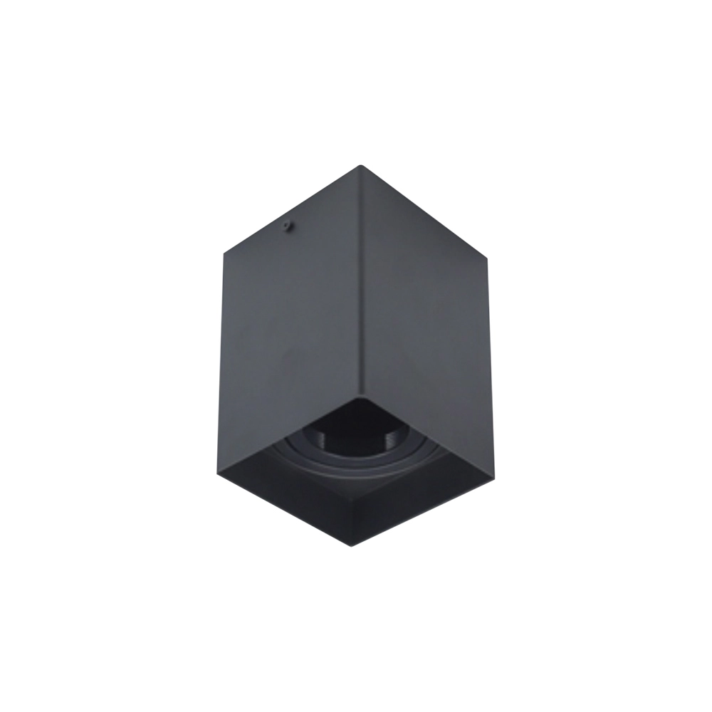 Spot De Sobrepor Astraled Carina Par 20 E27 Quadrado Bivolt Preto Ss-7709