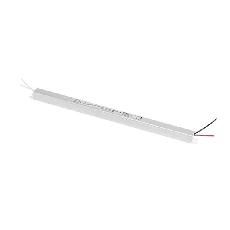 Fonte P/fita Led Slim 60w 5.0a 12v Biv-astraled