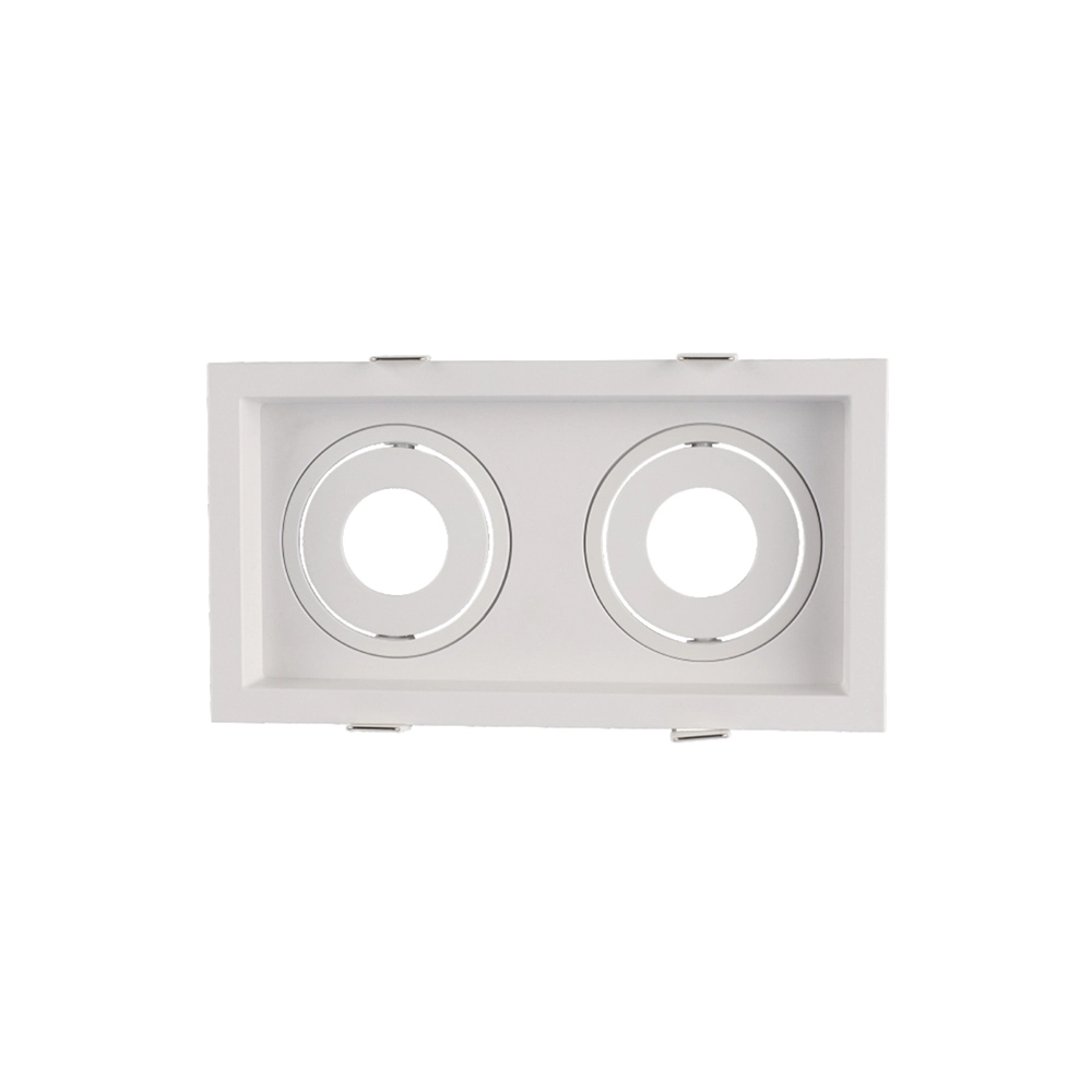 Spot De Embutir Recuado Astraled Berenices Para 2 Lâmpadas Par 20 Branco Sp-7638