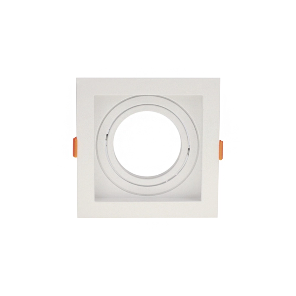 Spot De Embutir Recuado Astraled Berenices Para Lâmpada Par 30 Quadrado Branco Sp-7620