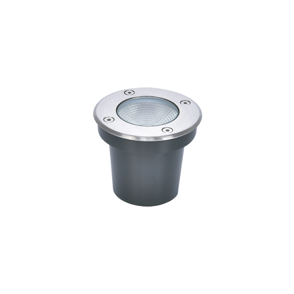 Embutido De Solo Led Astraled Es-6912 Felis 7w Bivolt Prata 3000k Luz Amarela 3000k Luz Amarela Es-6912