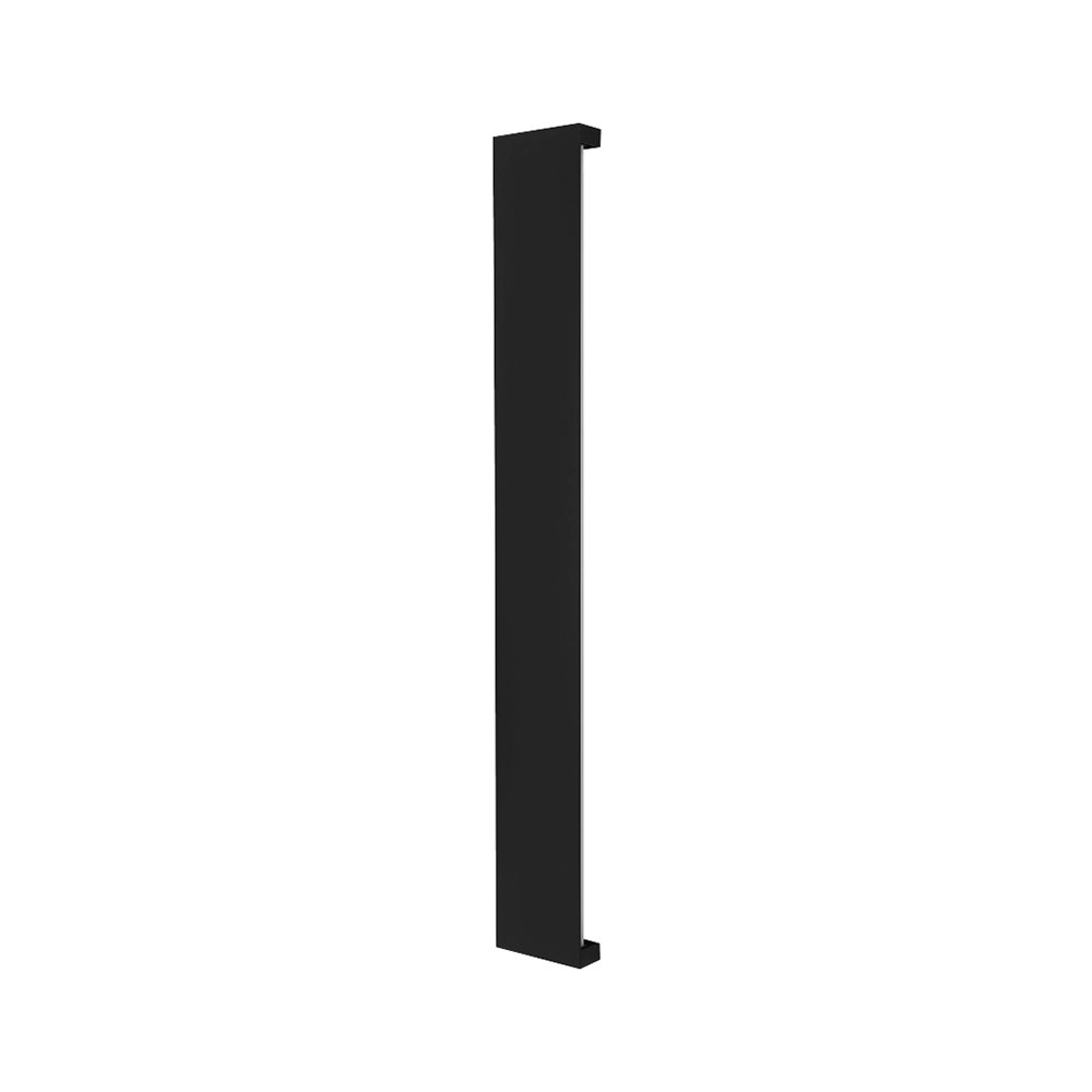 Arandela Astraled Wezar 60cm Led Bivolt Preto - 3000k - Luz Amarela