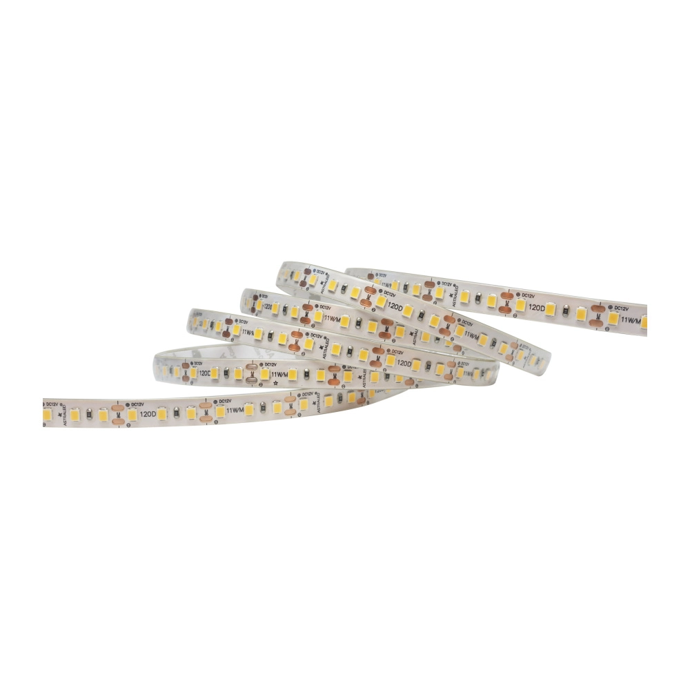 Fita Led 12v 11w/m 3000k 120leds/m 1200lm/m Ip65 Rolo 5m