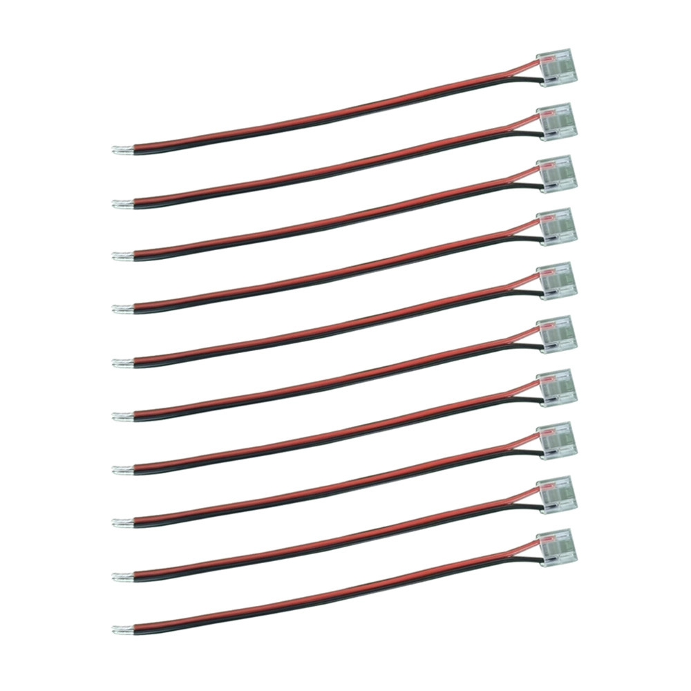 Kit 10 Emendas Conector De Saída Astraled Para Fita De Led 8mm Em-031