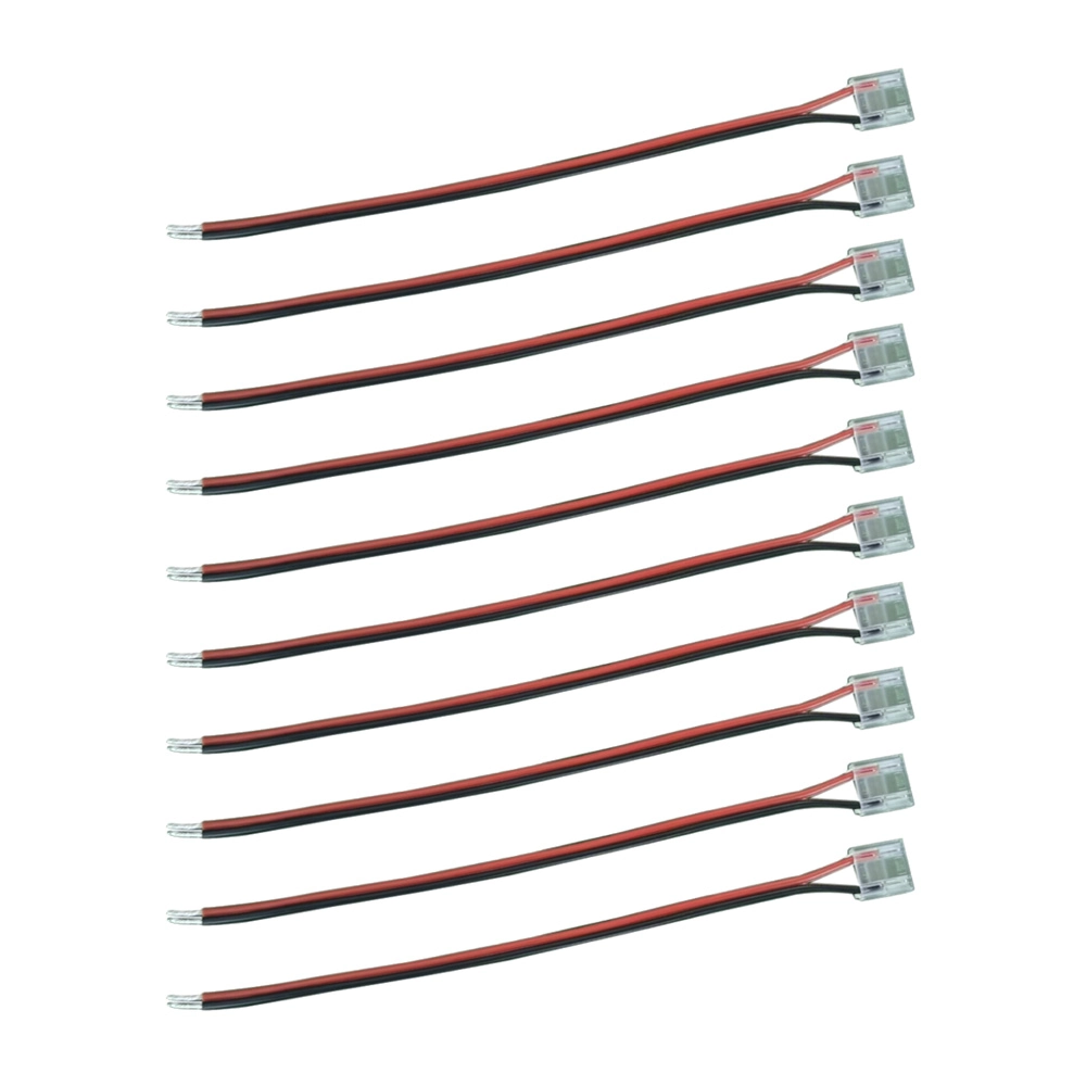 Kit 10 Emendas Conector De Saída Astraled Para Fita De Led 10mm Em-034