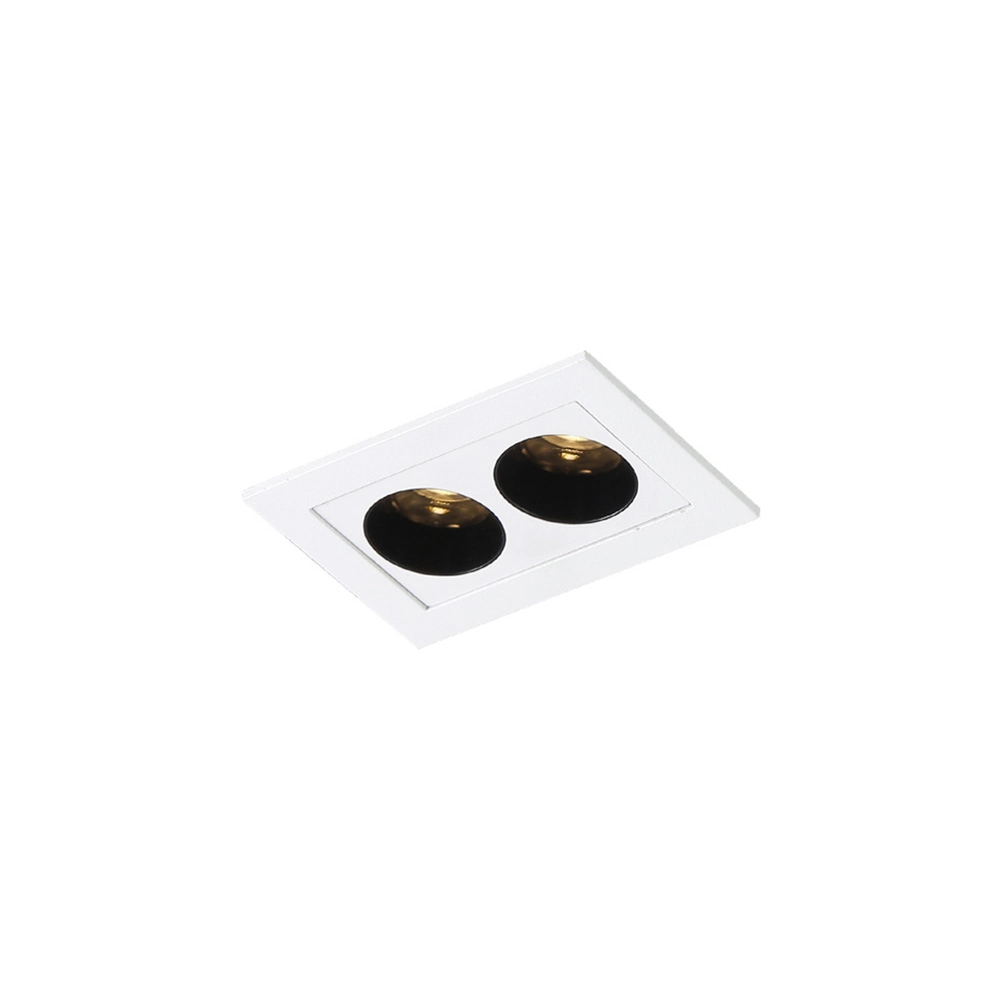 Spot De Embutir Astraled Downlight Ashok Led Alto Irc 90 4w Bivolt Branco 3000k Luz Amarela Dl-7208