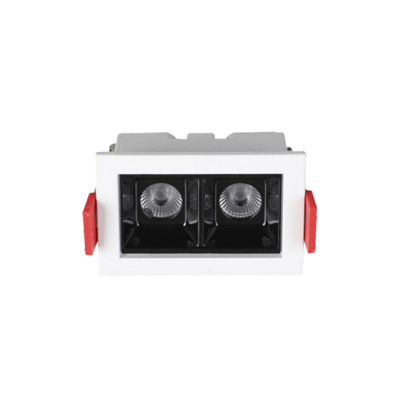 Spot Embutir Downlight Retang 4w 3000k 320lm 24º Ip20 Branco/preto-astraled