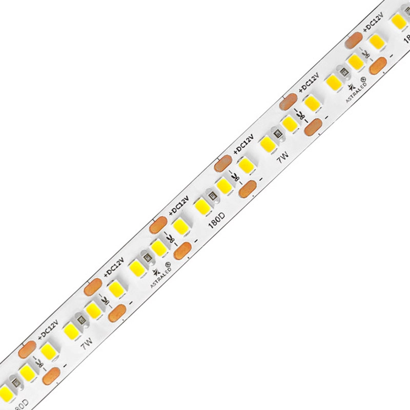 Fita Led 5m 12v Ip20 7w 4000k 180led/m 10mm-astraled