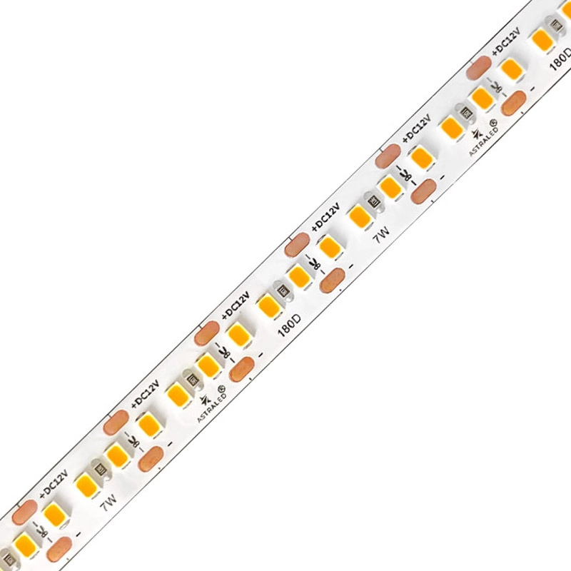 Fita Led 5m 12v Ip20 7w 2700k 180led/m 10mm-astraled