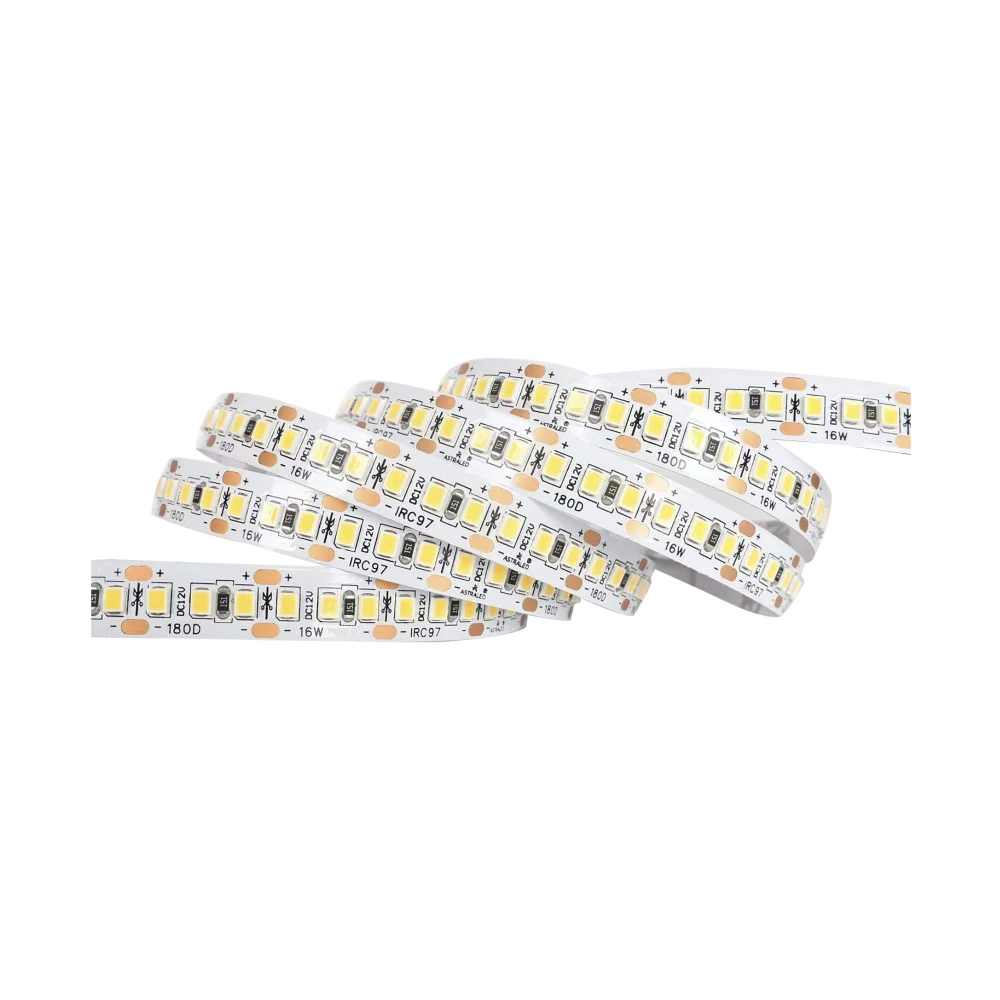 Fita De Led Astraled Com 5 Metros Alto Irc 97 16w 12v 3000k Luz Amarela Ft-5511