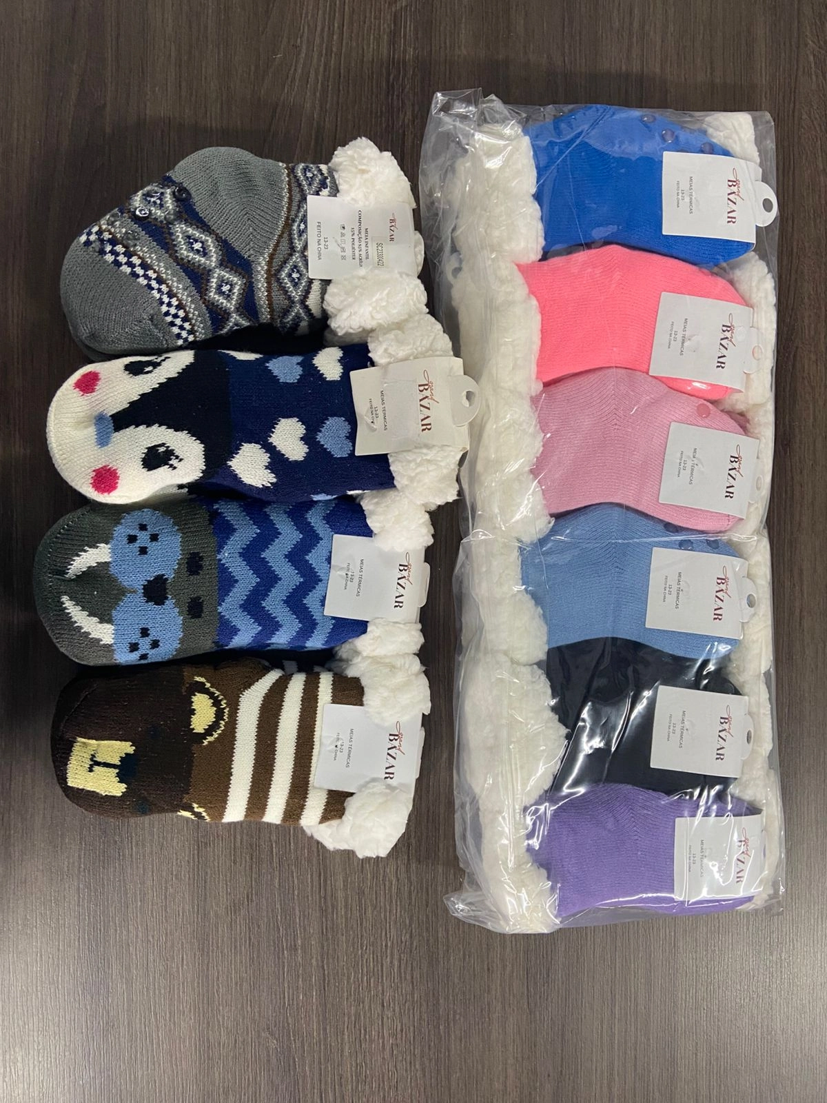 Meia Infantil Peluciada Cano Curto 13 23 Sc23300499 Grand Bazar