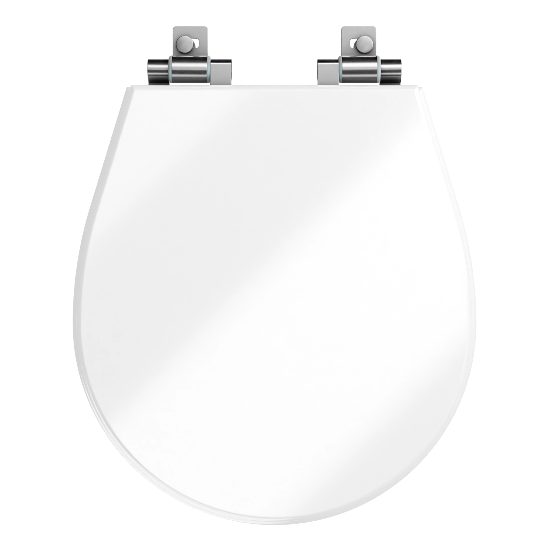 Assento Sanitário Ravena com Fechamento Suave Oval Branco Policlass