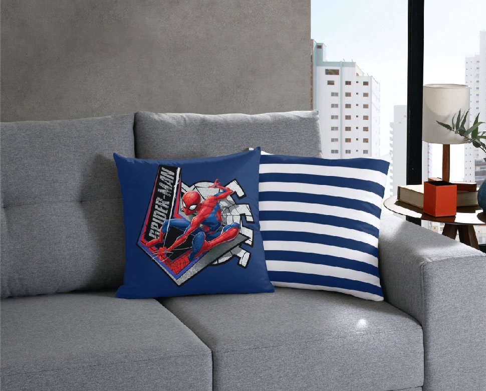 Capa Almofada Spider Man Icone 45x45cm 1011 1429 Bella