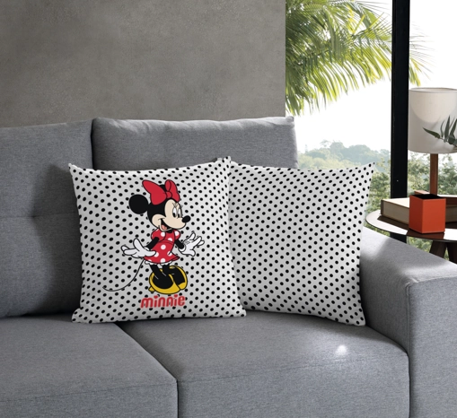 Capa Almofada Minnie Classic 45x45cm 1013.1413 Bella Janela