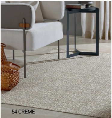 Tapete Jacquard Ladrilho Creme 100x130cm 1415044735101011.54 Bella Janela