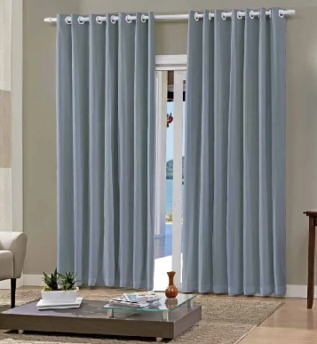 Cortina Pratika 2.60m X 2.30m Lisa Slim/cinza Escuro