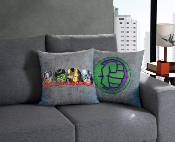 Capa Almofada Hulk 45x45cm 1013.1751 Bella Janela