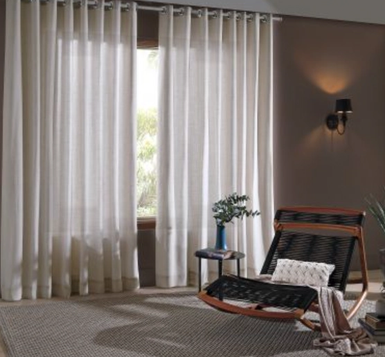 Cortina Duplex Monaco Flame Areia 260x170cm 01011 635 Bella Janela