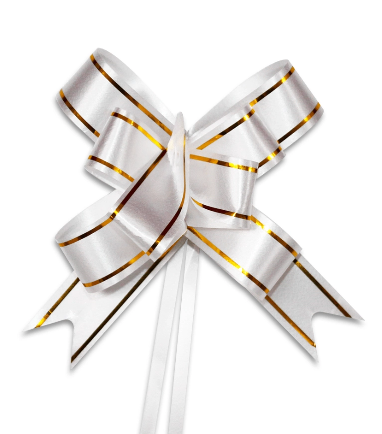 Laco Pronto Fio Ouro 15mm Branco C/10 Un