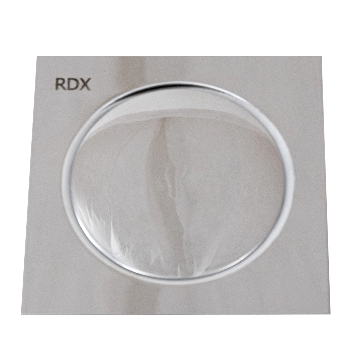 Ralo Click Inteligente Quadrado 15x15cm Metal Cromado Rdx