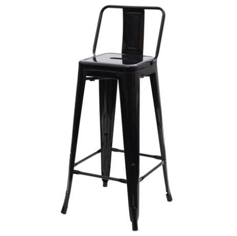 Banqueta Prizi Preta 61cm Mvx