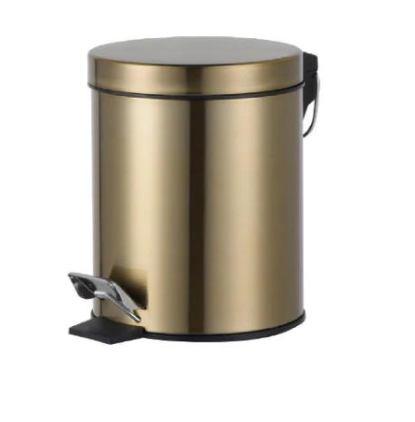 Lixeira Inox Prizi Pedal Dourada 3 Litros 903728001 Mvx