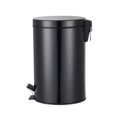 Lixeira Prizi Inox 3l Prizi Preta 903728301 Mvx