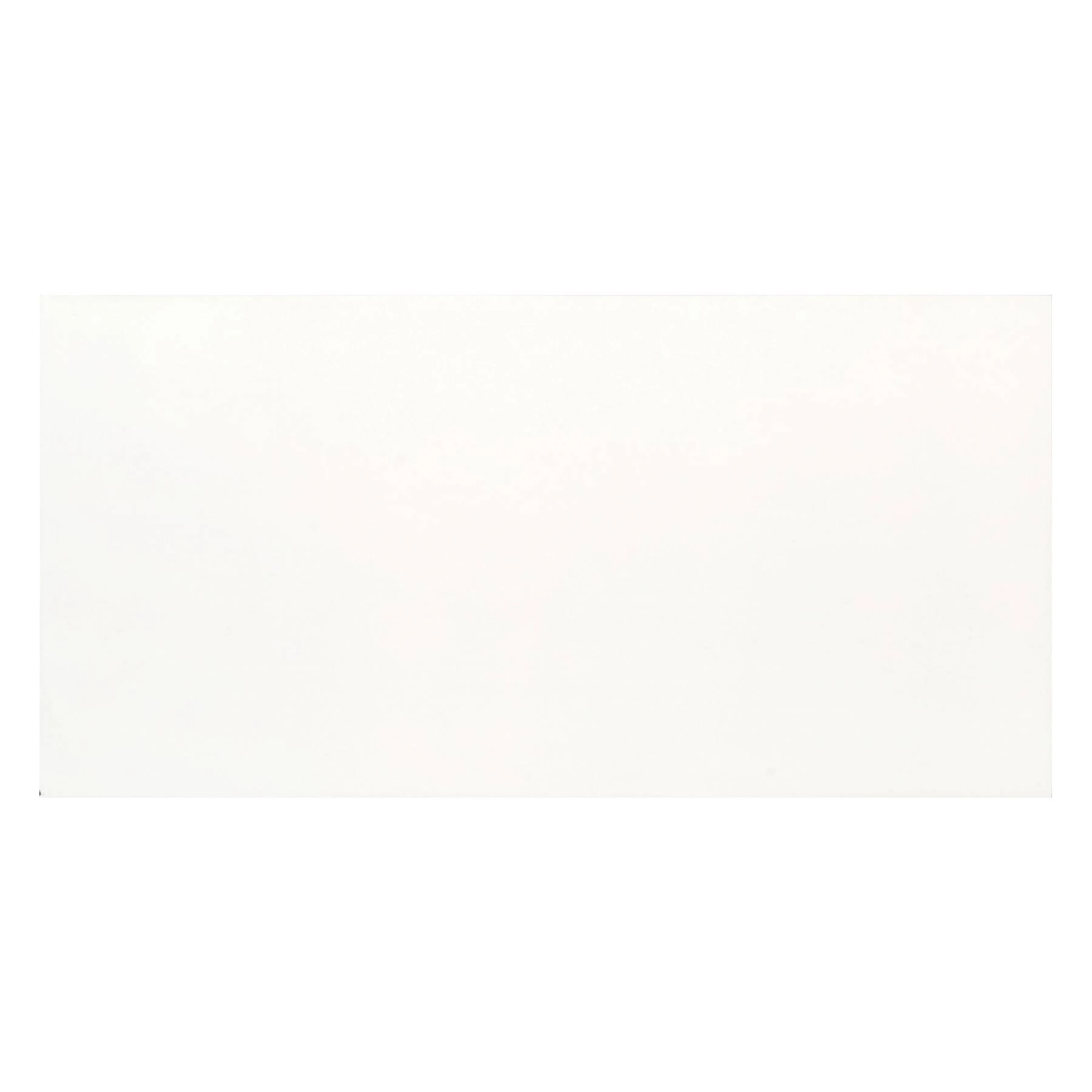 Porcelanato Monocolor Branco Acetinado Borda Reta Interno 50x100cm Pure Elizabeth