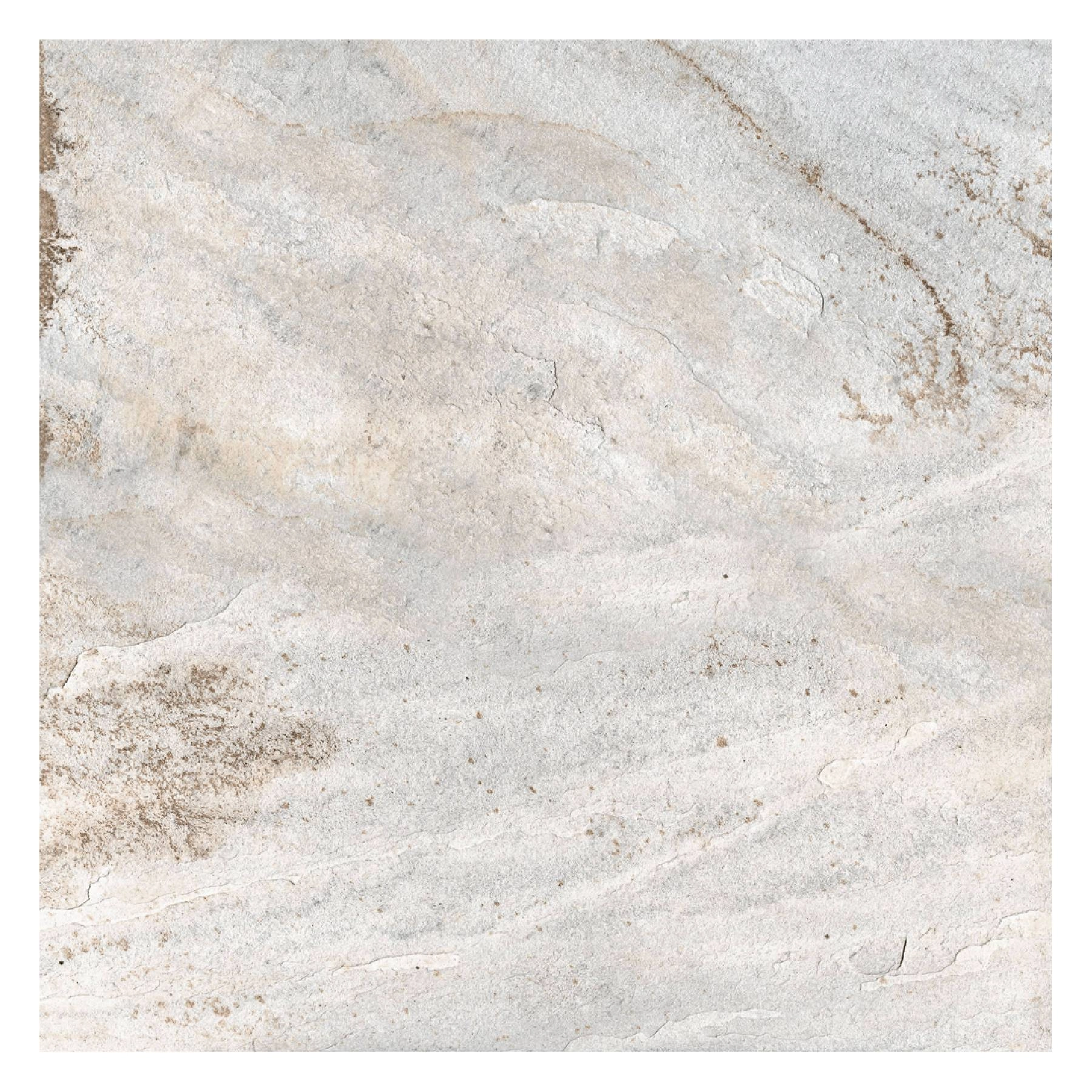 Porcelanato Pedra Borda Reta Externo 60x60cm New Slate Bege Elizabeth