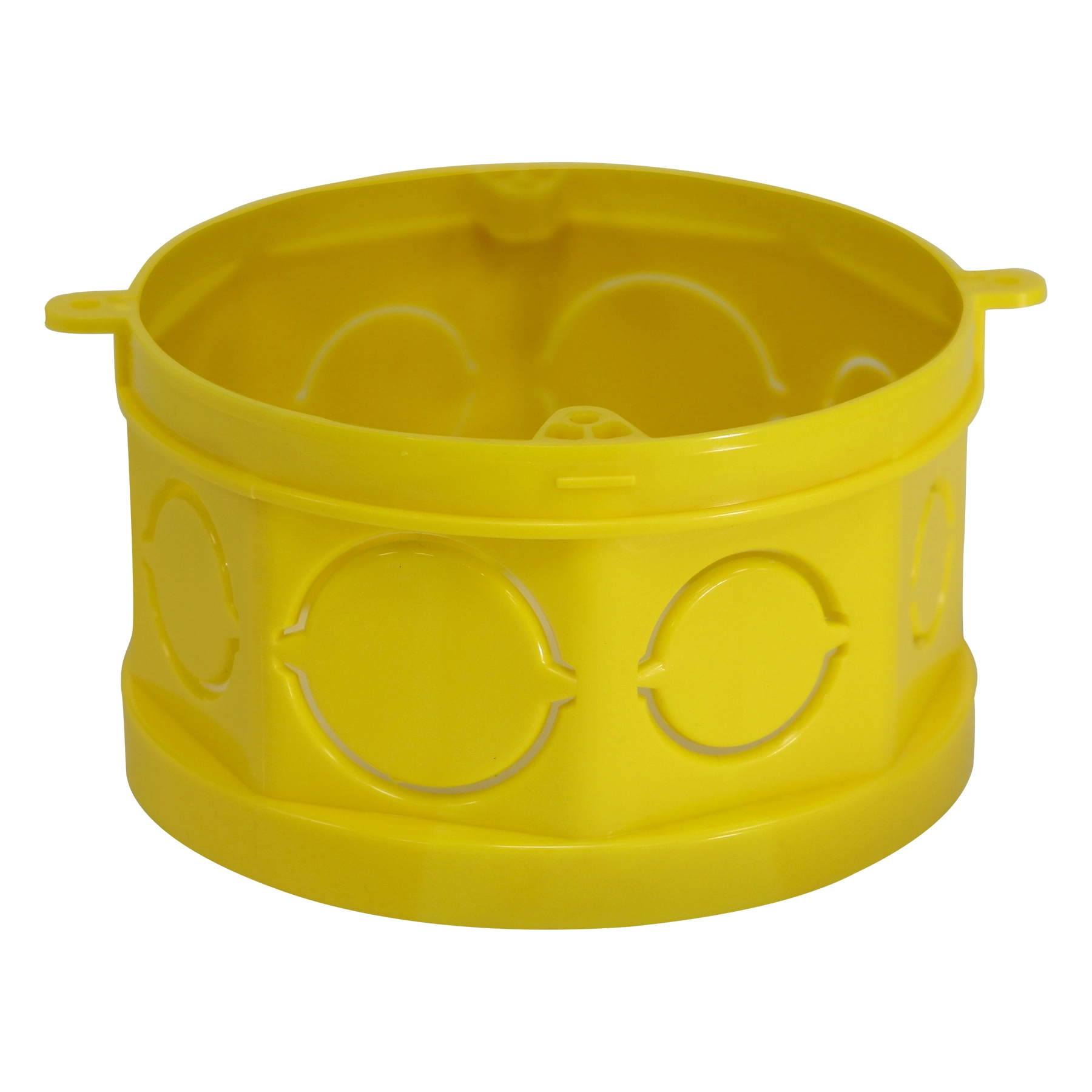 Prolongador para Caixa de Luz 105x105x59mm Octogonal Amarelo Plastilit