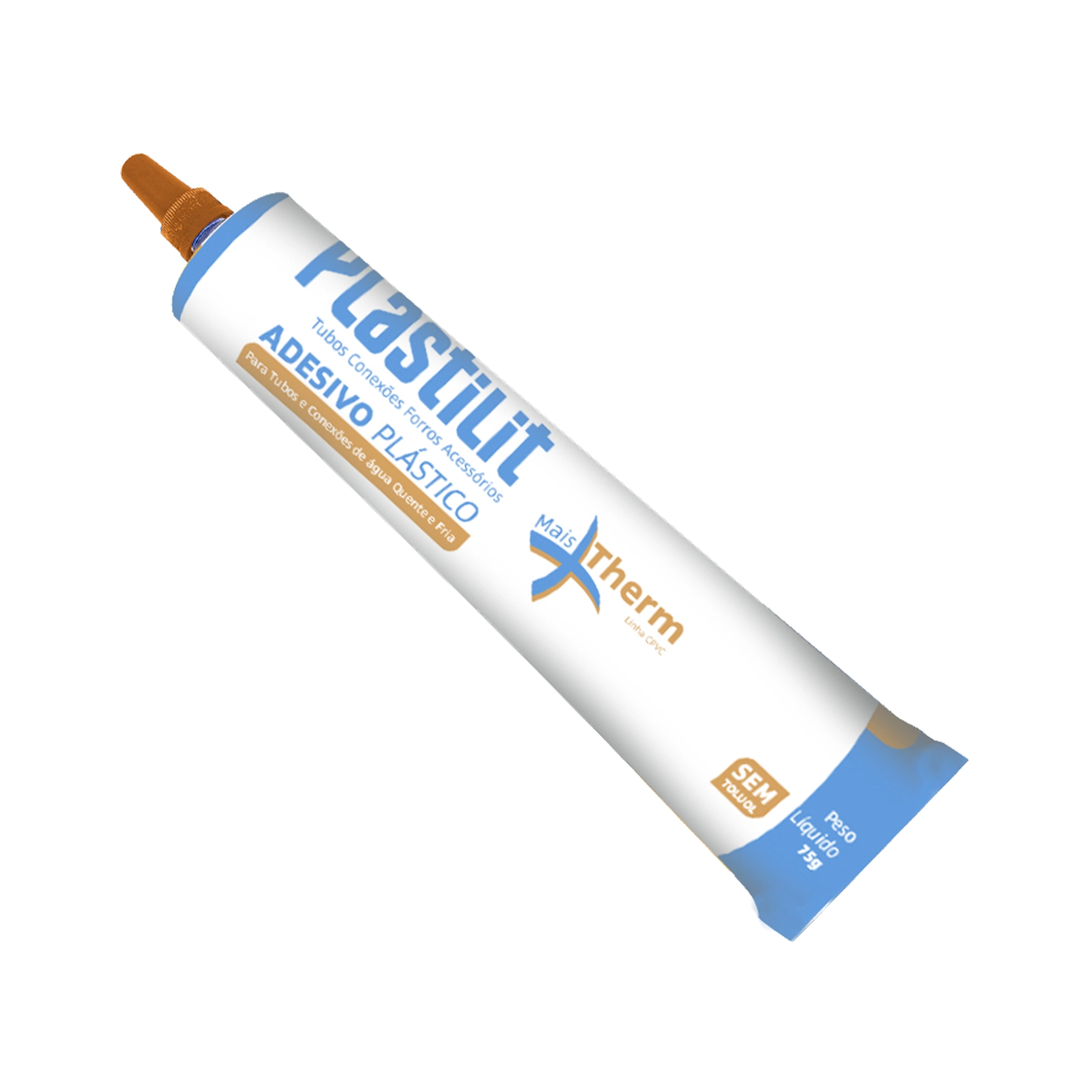 Adesivo Instantâneo para Tubos e Conexões 75g Plastilit