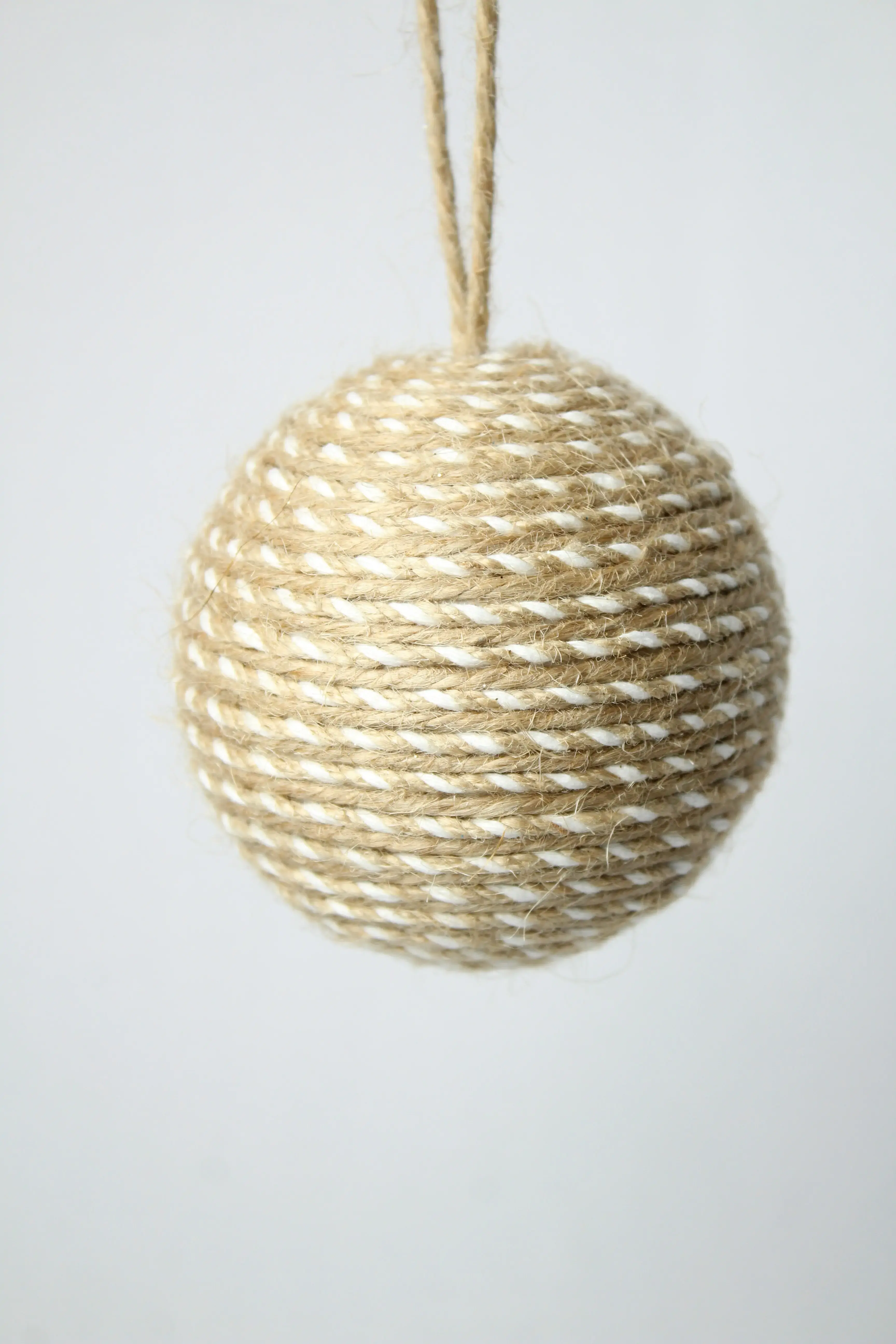 Bola Natal Natural 10cm 3un Bd1367 Tok Da Casa