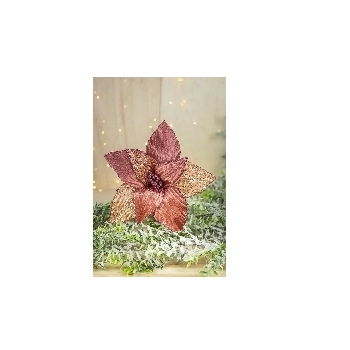 Poinsetia Decorativa Rs 52cm Fl693 Tok Da Casa