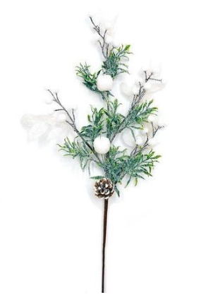 Galho Berry Bco Vd 75cm En472 Tok Da Casa