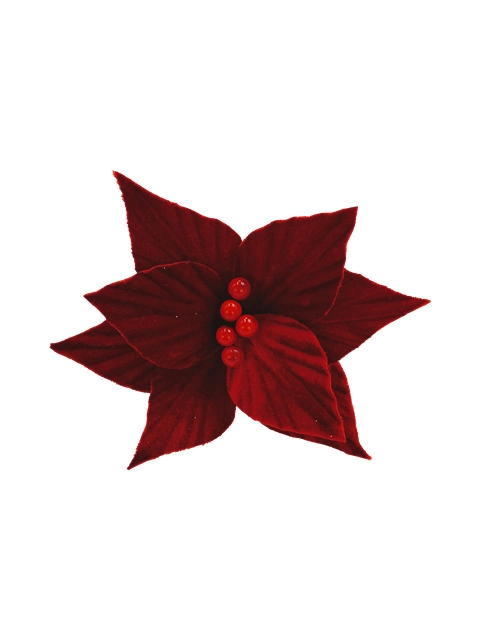 Poinsetia Vermelha 20cm Fl1535 Tok Da Casa