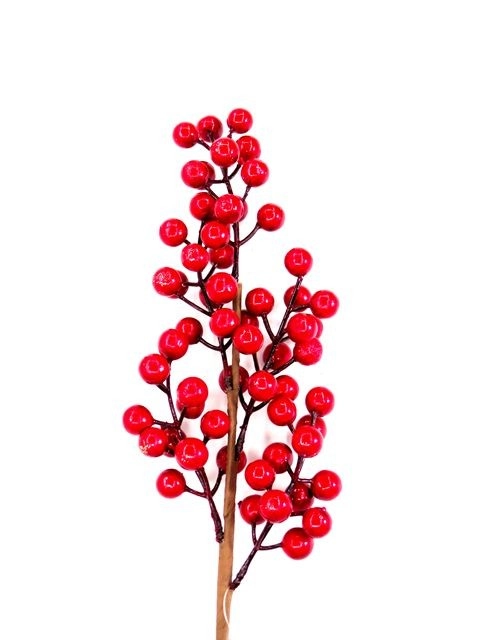 Galho Berry En662 Vermelho 46cm Tok Da Casa