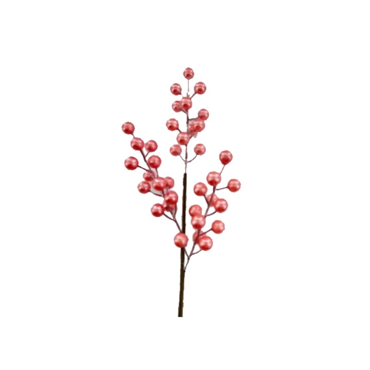 Galho Berry Rosa 50cm En2230 Tok Da Casa