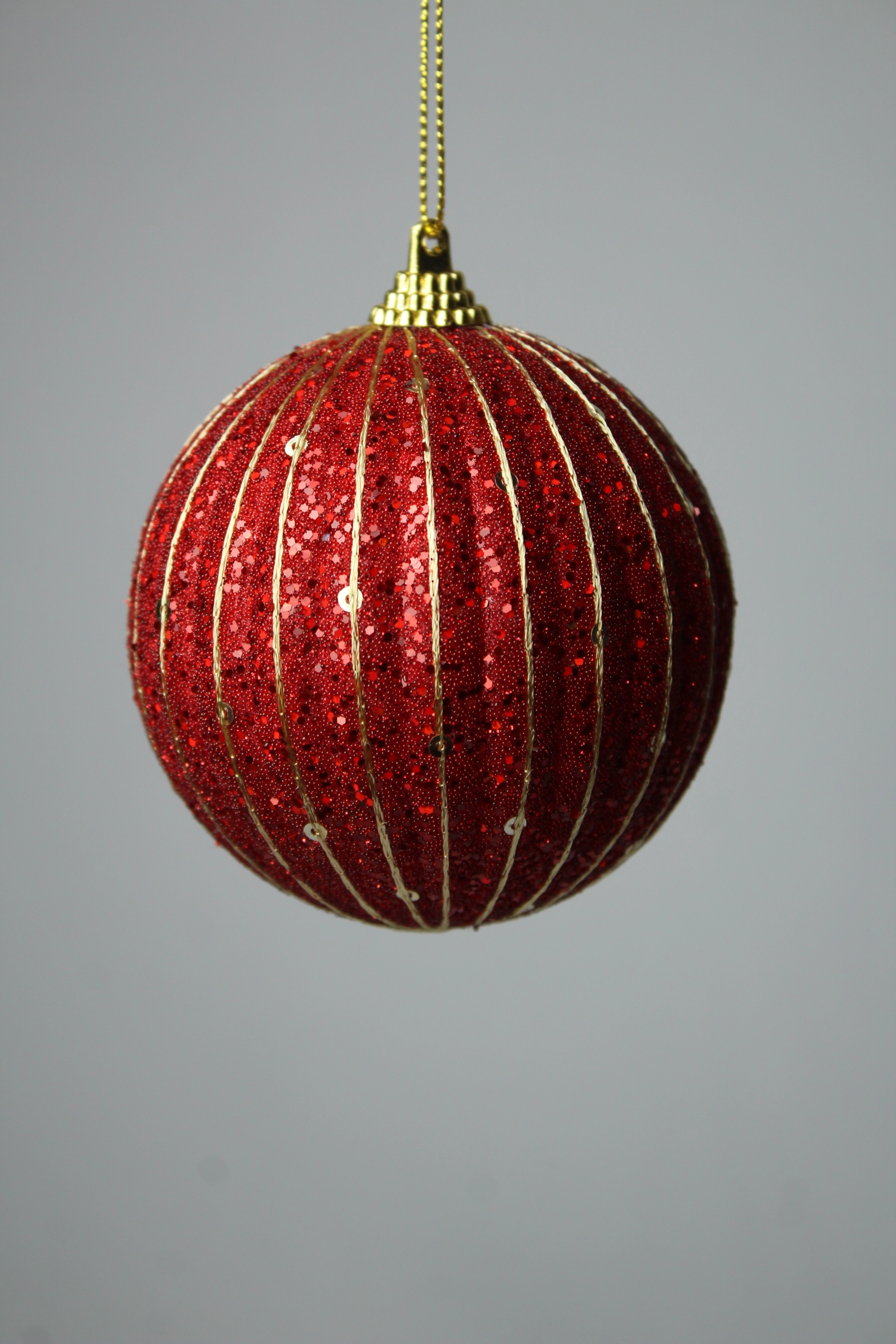 Bola Natal Vermelha 8cm 3un Bd682 Tok Da Casa